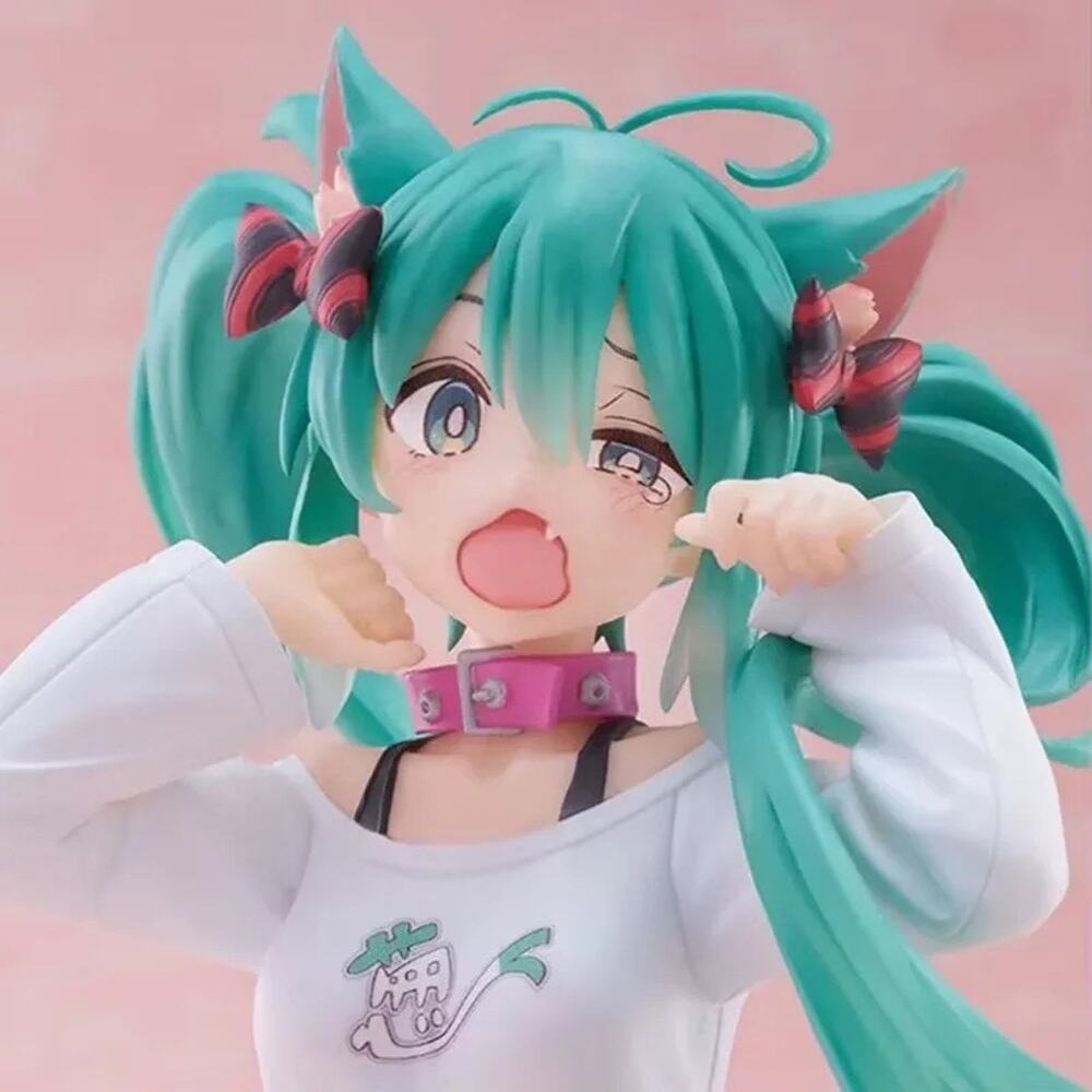Anime Hatsune Miku Desktop Cute Action Figure T-Shirt Figurine Kawaii Cute - Picture 2 of 12